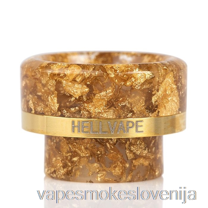 Vape Petrol Hellvape Ag+/passage Rda Drip Tip Gold